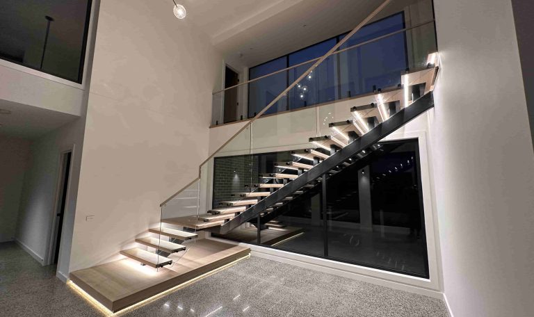 Stair with Glass Balustrade