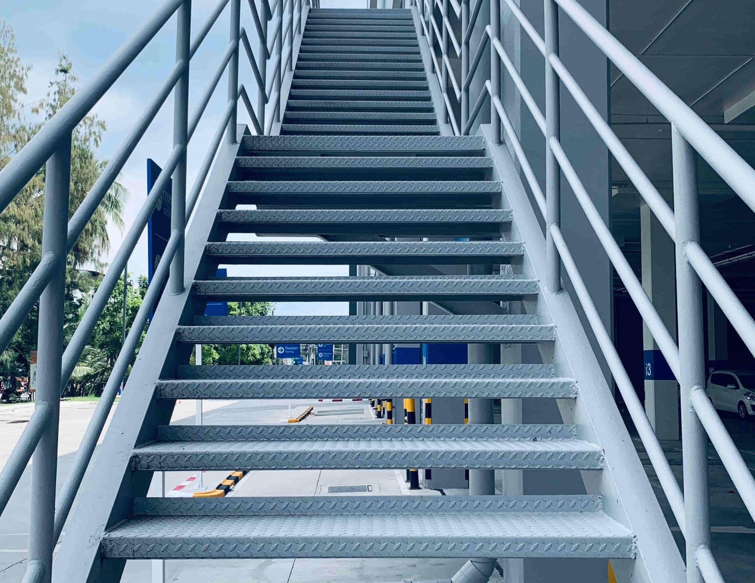 Commercial Outdoor steel staircase in Melbourne